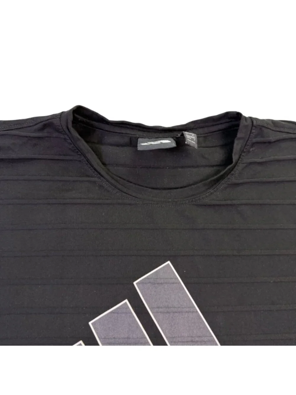 Adidas Mens Black Comfortable Crew Neck T-Shirt With Classic Logo Size XXL